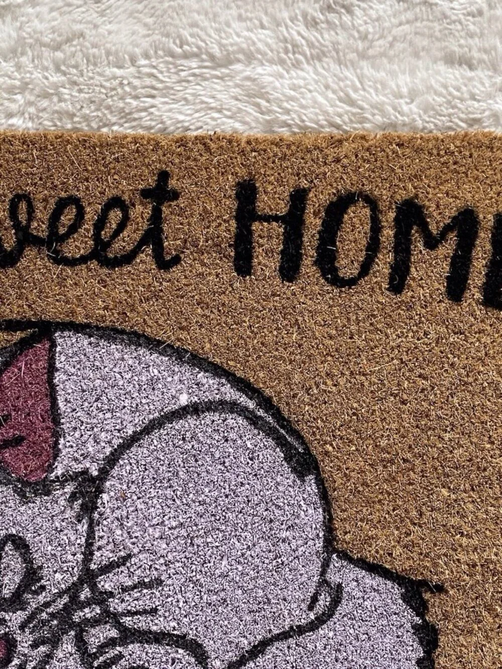 Disney The Aristocats Marie Home‎ Sweet Home Coir Welcome Door Mat 18” X 28” NEW